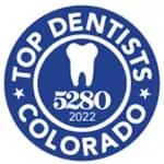 5280’s Top Dentist 2022 logo